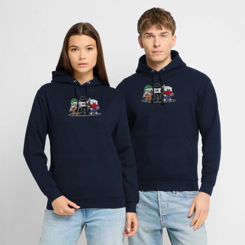 Ctrl Alt Del Computer Admin Nerd Geek Computer Scientist Unisex Hoodie
