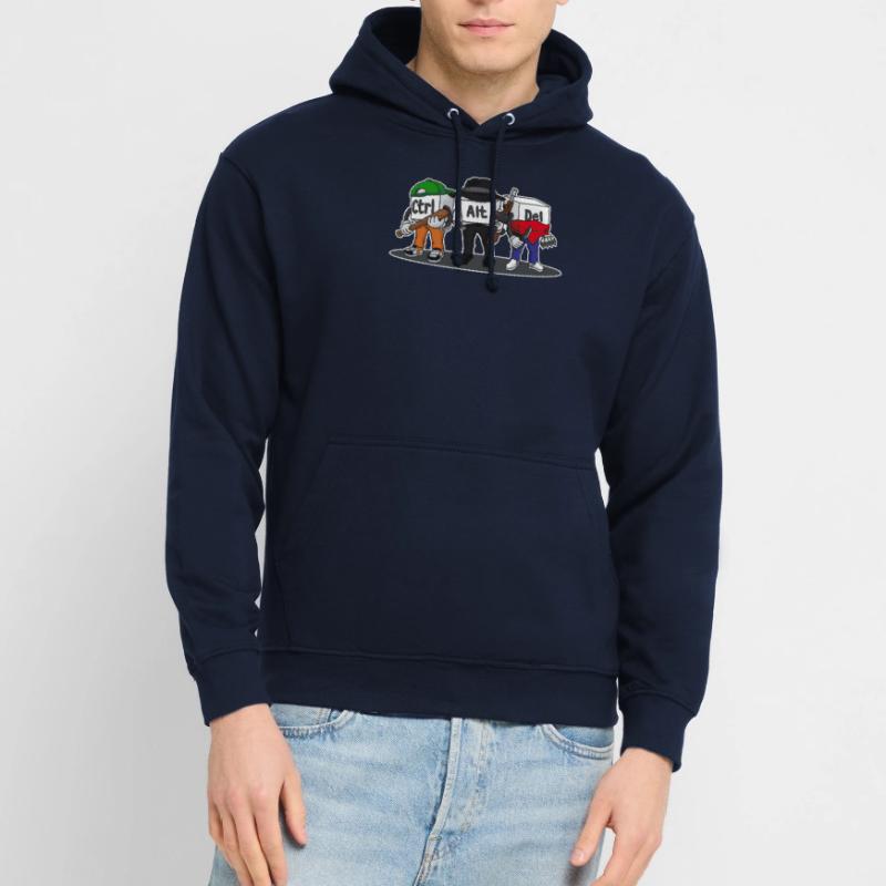 Ctrl Alt Del Computer Admin Nerd Geek Computer Scientist Unisex Hoodie