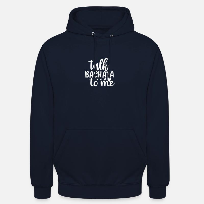 parle moi de bachata - Sweat-shirt à capuche unisexe - marine