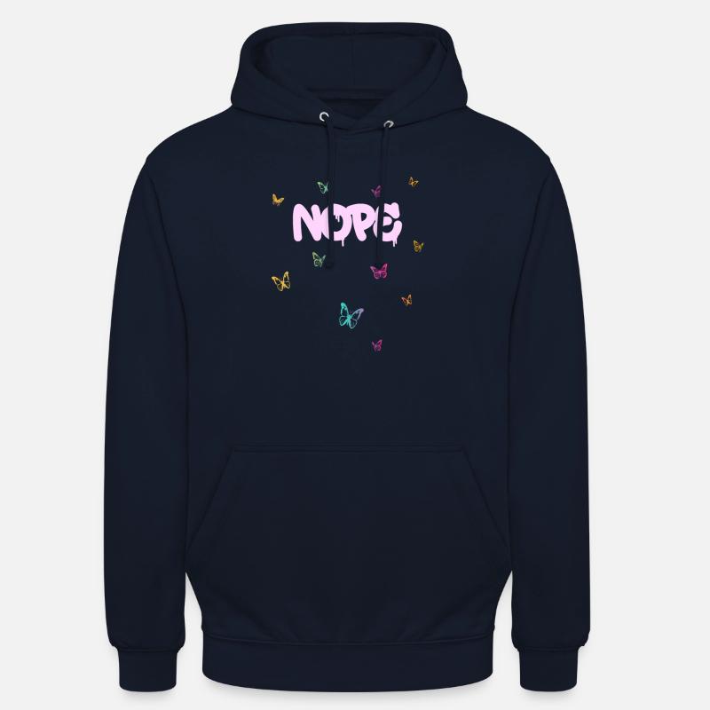 Nope - Dites simplement non! - Sweat-shirt à capuche unisexe - marine