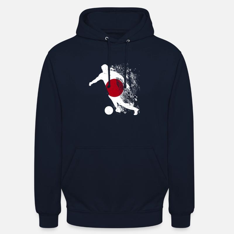 Équipe nationale du Japon - Sweat-shirt à capuche unisexe - marine