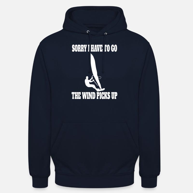 Windsurfer Surf Cadeau Kitesurfer Windsurf - Sweat-shirt à capuche unisexe - marine
