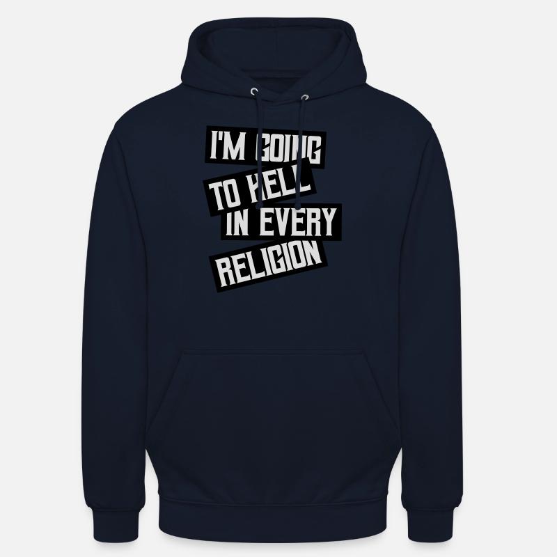 im going to hell - Unisex Hoodie - Navy