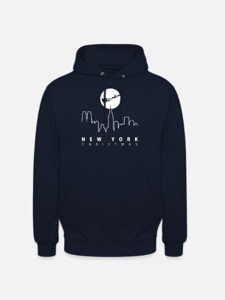 NEW YORK CLAUS - Unisex Hoodie - Navy