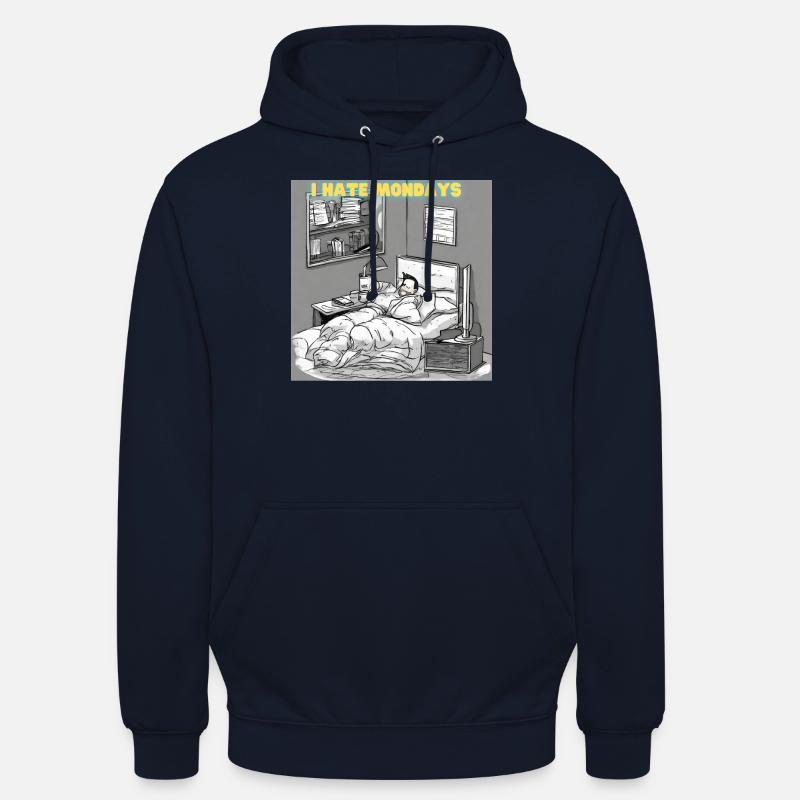 Morgenmuffel oder Langschläfer? - Unisex Hoodie - Navy