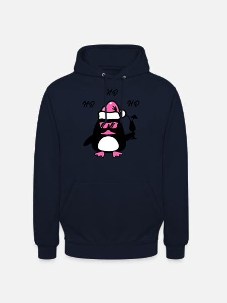 Beach Duck Christmas - Unisex Hoodie - navy