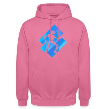 Robot Robotics Machine - Unisex Hoodie - pink - Front - Alina (178cm) & Michal (187cm)