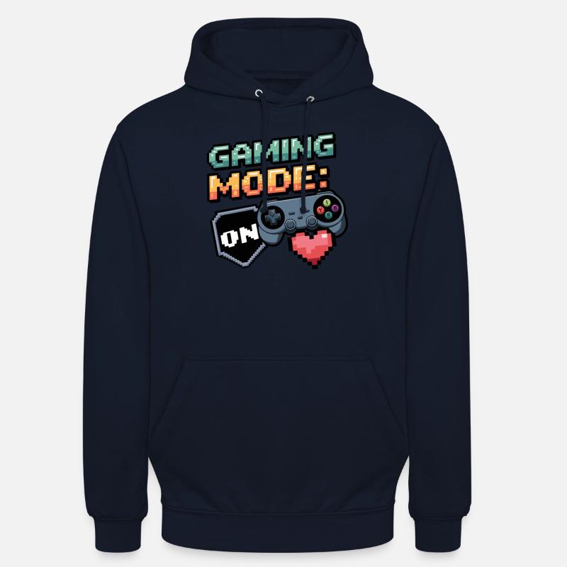 Mode de jeu activé - Sweat-shirt à capuche unisexe - marine