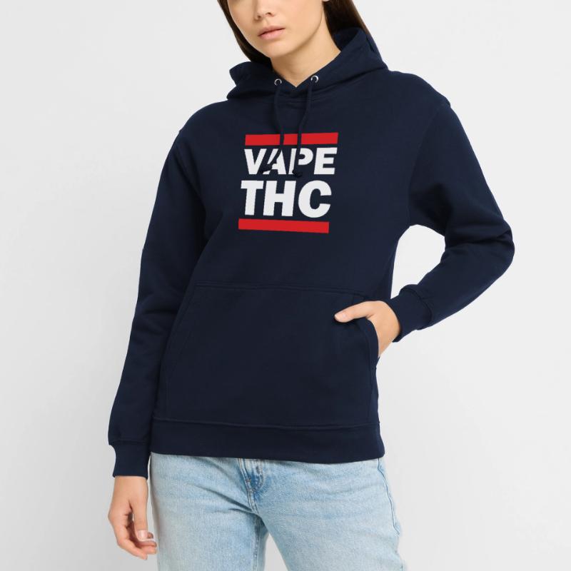 Vape THC White Unisex Hoodie