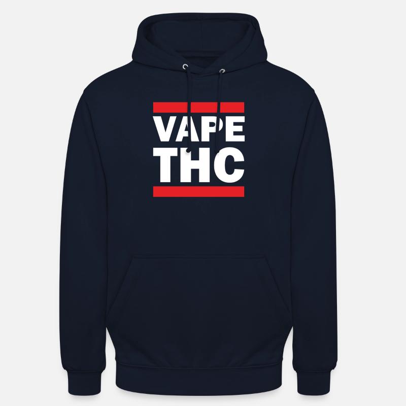 Vape THC Blanc - Sweat-shirt à capuche unisexe - marine
