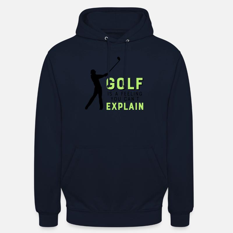 Le golf - Sweat-shirt à capuche unisexe - marine