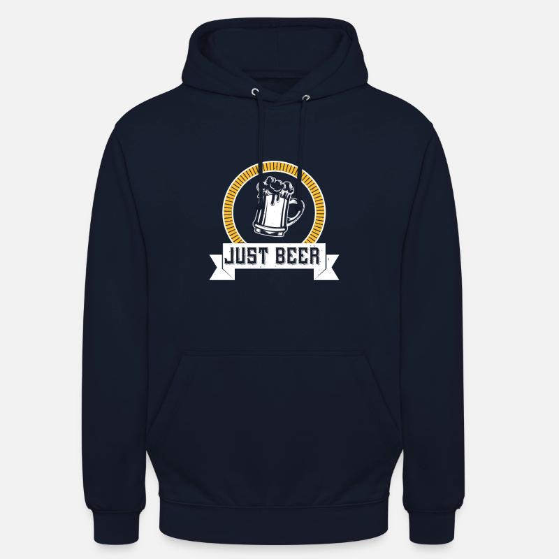 JUSTE DE LA BIÈRE - Sweat-shirt à capuche unisexe - marine