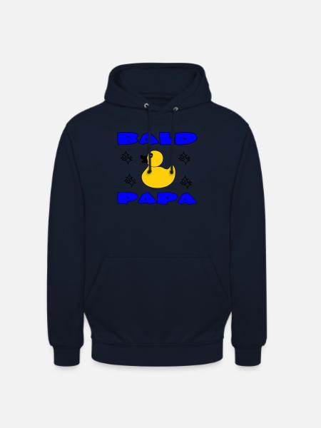 BALD PAPA - Unisex Hoodie - navy