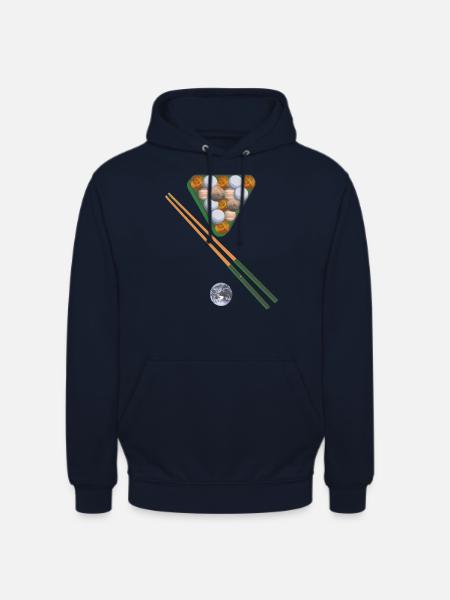 billard,planeten,planet,erde,spiel - Unisex Hoodie - Navy