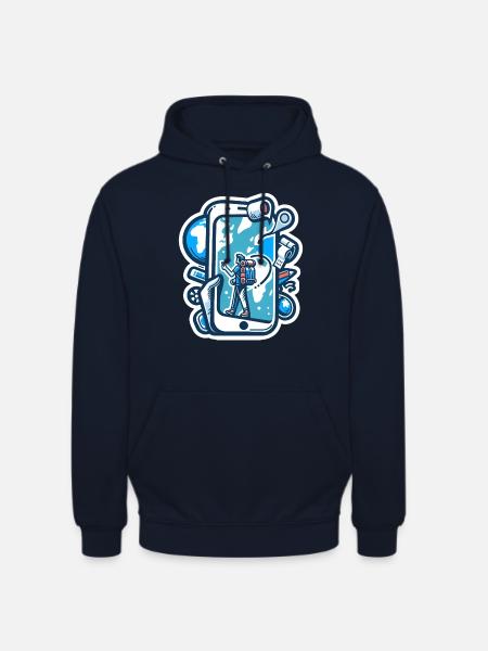 Entdecke das unentdeckte - Unisex Hoodie - Navy