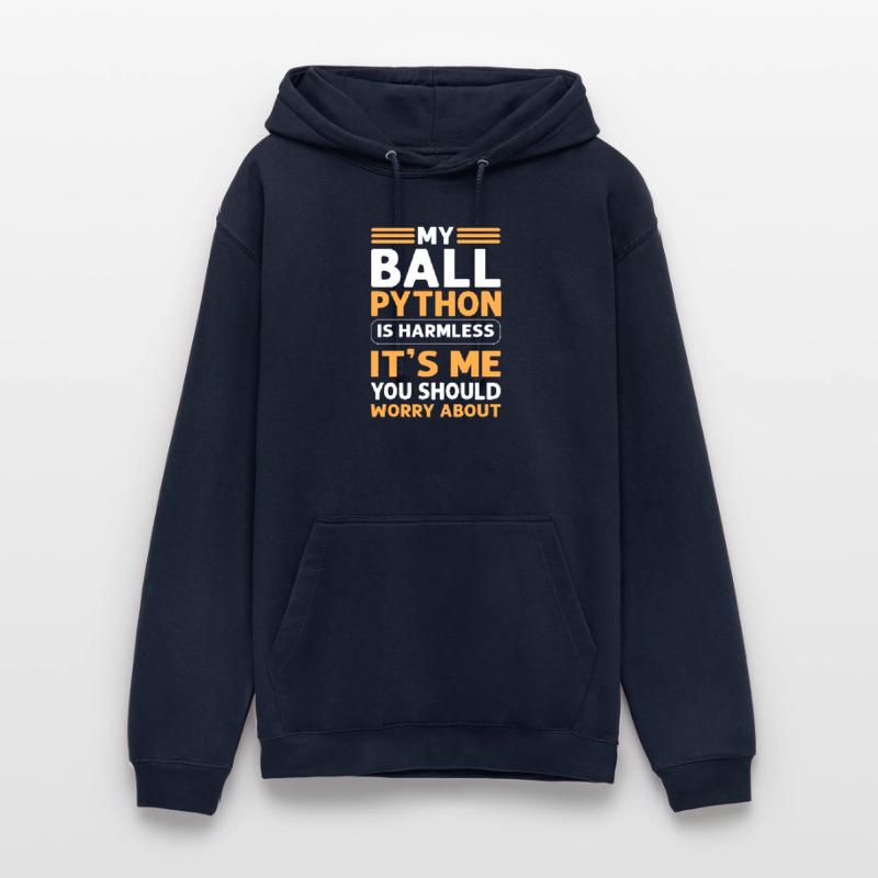 Mon python boule est inoffensif. Royal Python Sweat-shirt à capuche unisexe