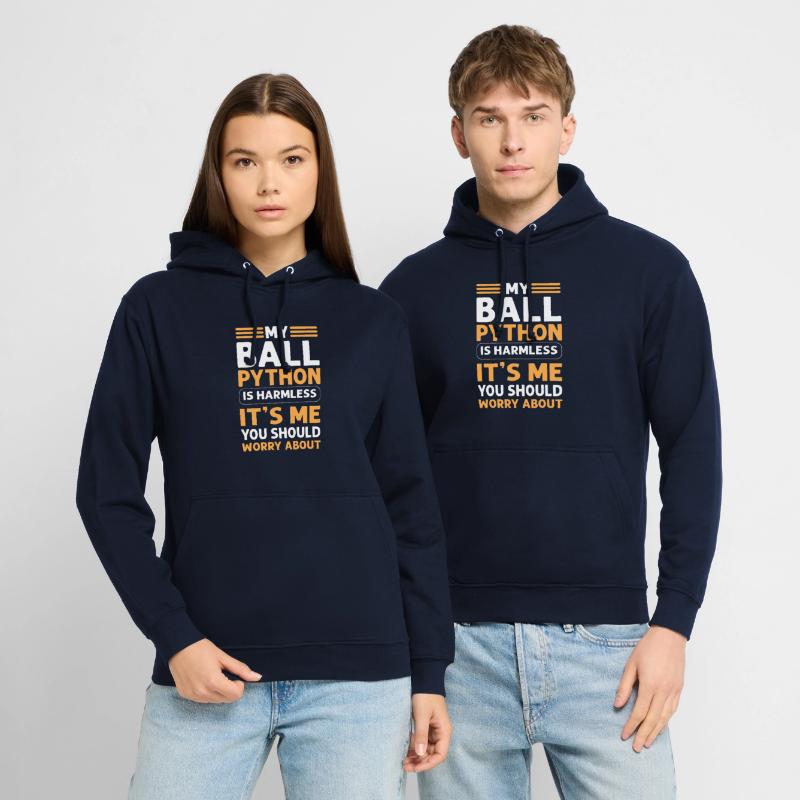 Mon python boule est inoffensif. Royal Python Sweat-shirt à capuche unisexe