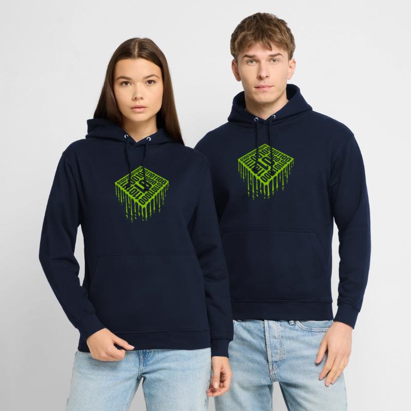 Langage de programme de code binaire Sweat-shirt à capuche unisexe