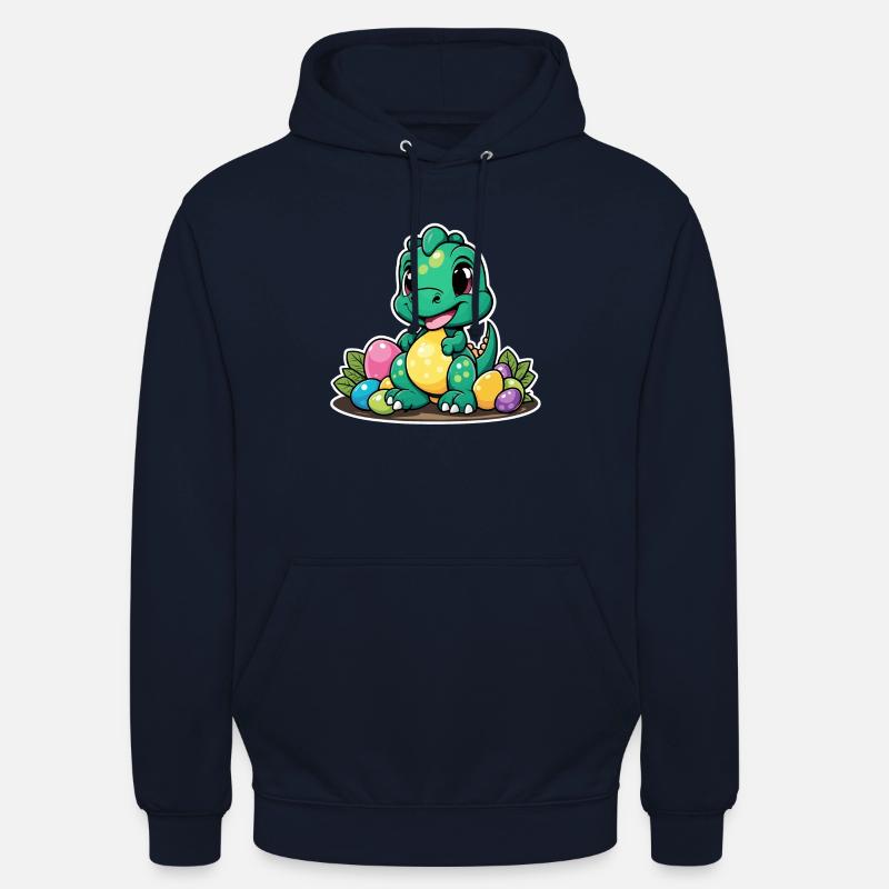 Dinosaur Easter Eggs Easter - Unisex Hoodie - navy