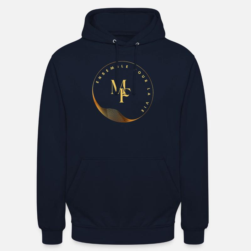 ENSEMBLE - Sweat-shirt à capuche unisexe - marine