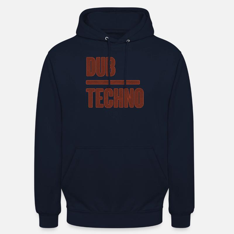 Dub Techno Mesh Neon - Sweat-shirt à capuche unisexe - marine