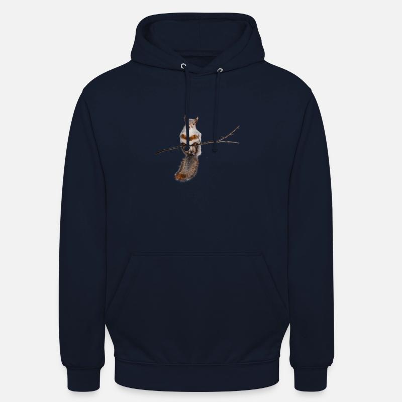 squirrel - Eichhörnchen - Unisex Hoodie - Navy