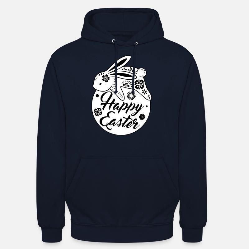 Happy Easter - chilling Easter Bunny - Unisex Hoodie - navy