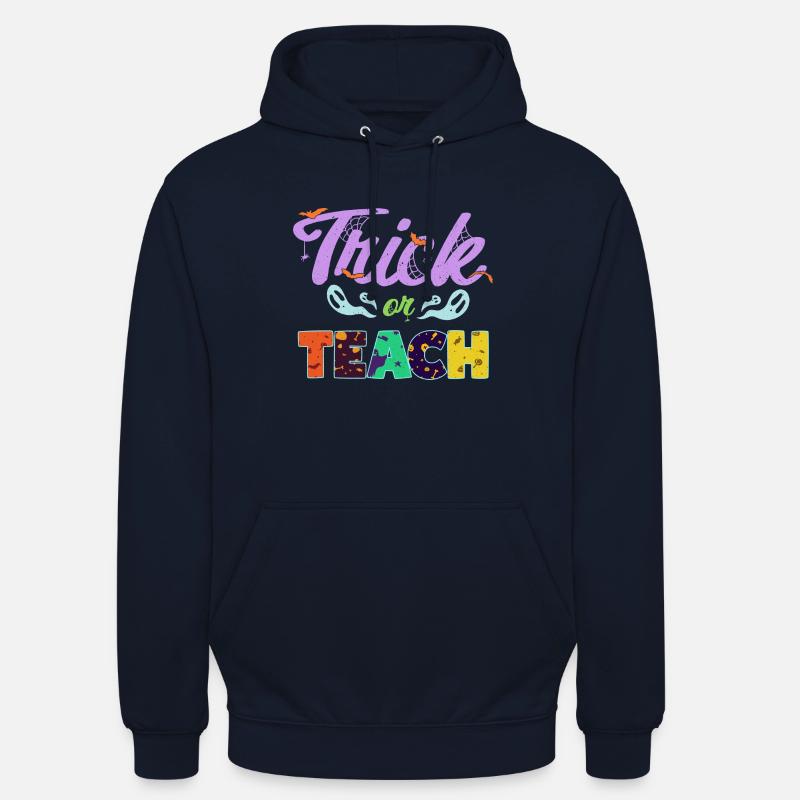 Lehrer Halloween - Süßes oder Lernen - Unisex Hoodie - Navy