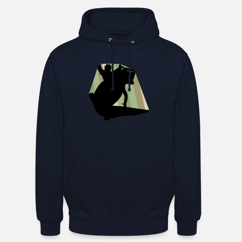Axolotls de compagnie - Sweat-shirt à capuche unisexe - marine