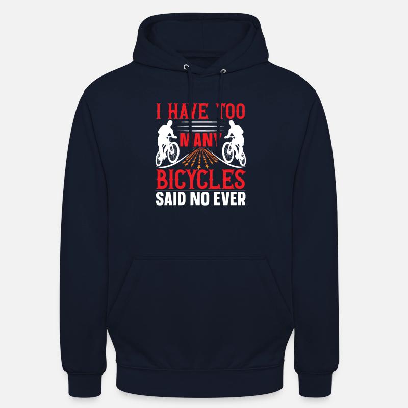 Cyclisme, cyclisme, cyclisme - Sweat-shirt à capuche unisexe - marine