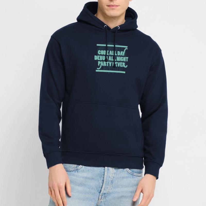 Code Programmeur Toute la Journée Hacker Code Informatique Sweat-shirt à capuche unisexe