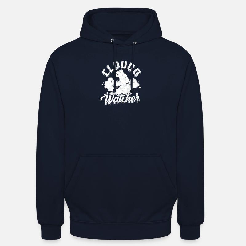 Cloud watcher - Cloud - Sweat-shirt à capuche unisexe - marine