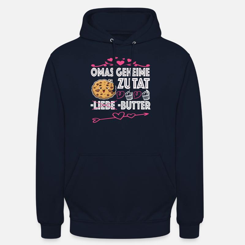 Oma Omi Großmutter Geschenkidee - Unisex Hoodie - Navy