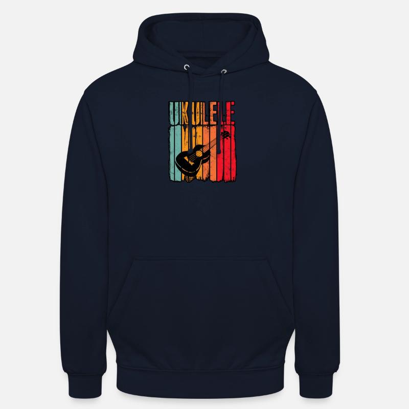 Ukulélé - Ukulélé - Sweat-shirt à capuche unisexe - marine