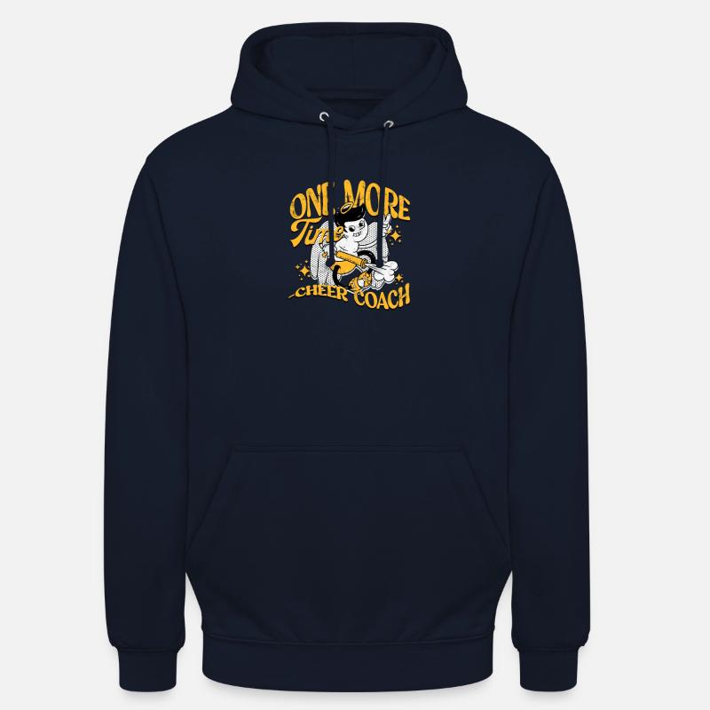 Noch eine Cheer Coach Zeit – Harte Arbeit & Training - Unisex Hoodie - Navy