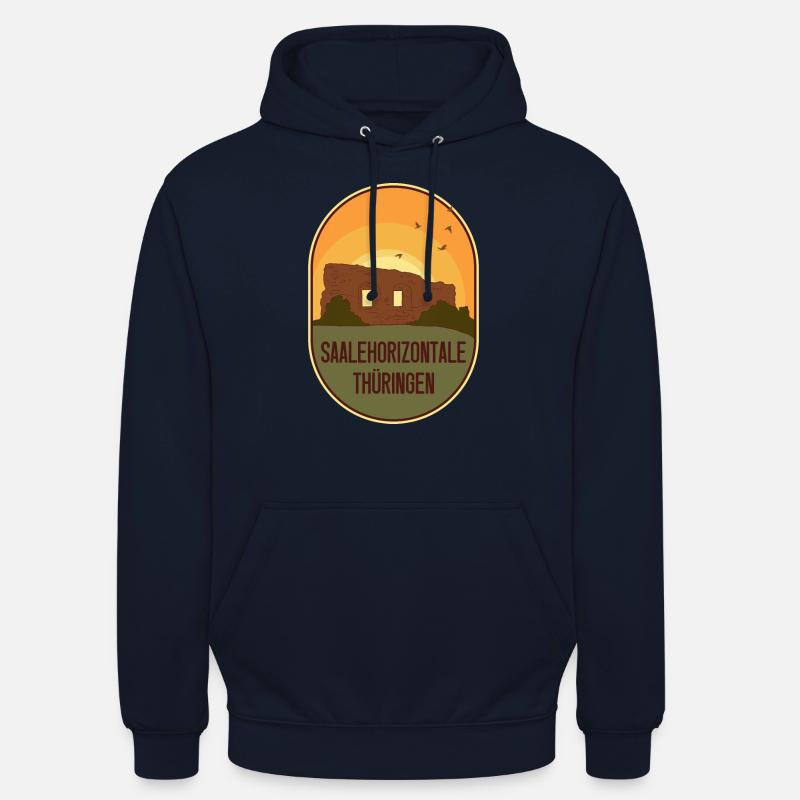 SaaleHorizontale – Thuringia - Unisex Hoodie - navy