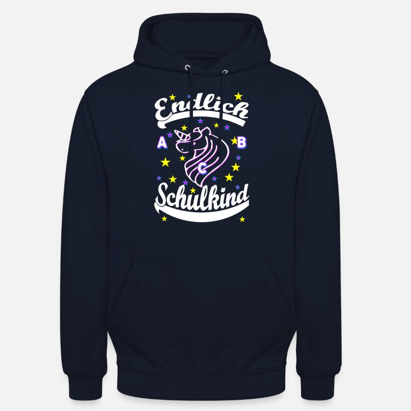 La scolarisation de l’école - Sweat-shirt à capuche unisexe - marine