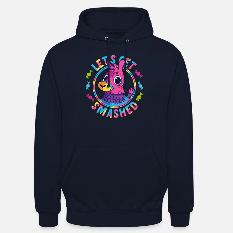 Faisons smashed Pinata - Sweat-shirt à capuche unisexe - marine