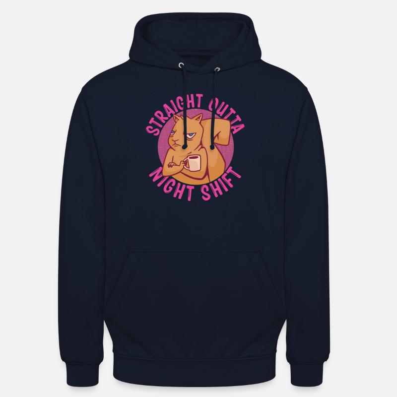 Direct from the night shift - Unisex Hoodie - navy
