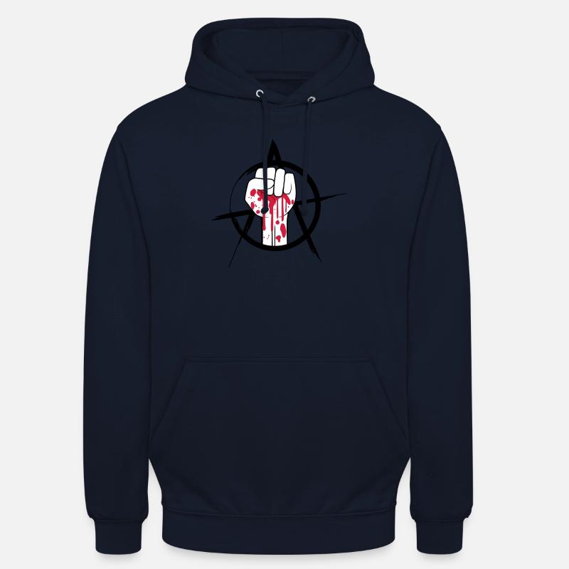 Blutige Faust Logo - Unisex Hoodie - Navy
