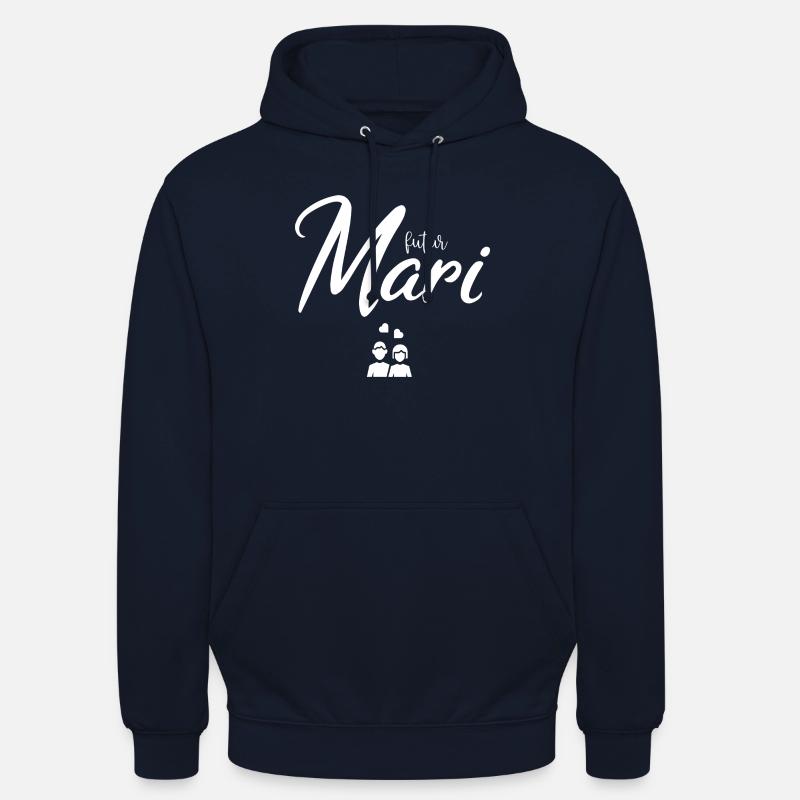 Futur mari - Sweat-shirt à capuche unisexe - marine