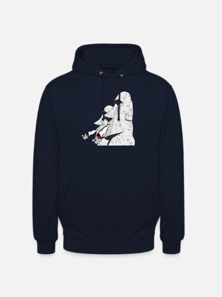 stoned Osterinsel - Unisex Hoodie - Navy