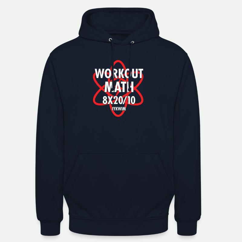 Workout Mathe Plan - Unisex Hoodie - Navy