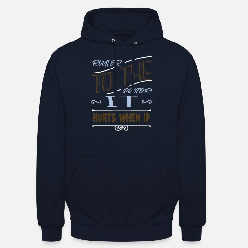 déclaration programmation humour hacker fans - Sweat-shirt à capuche unisexe - marine