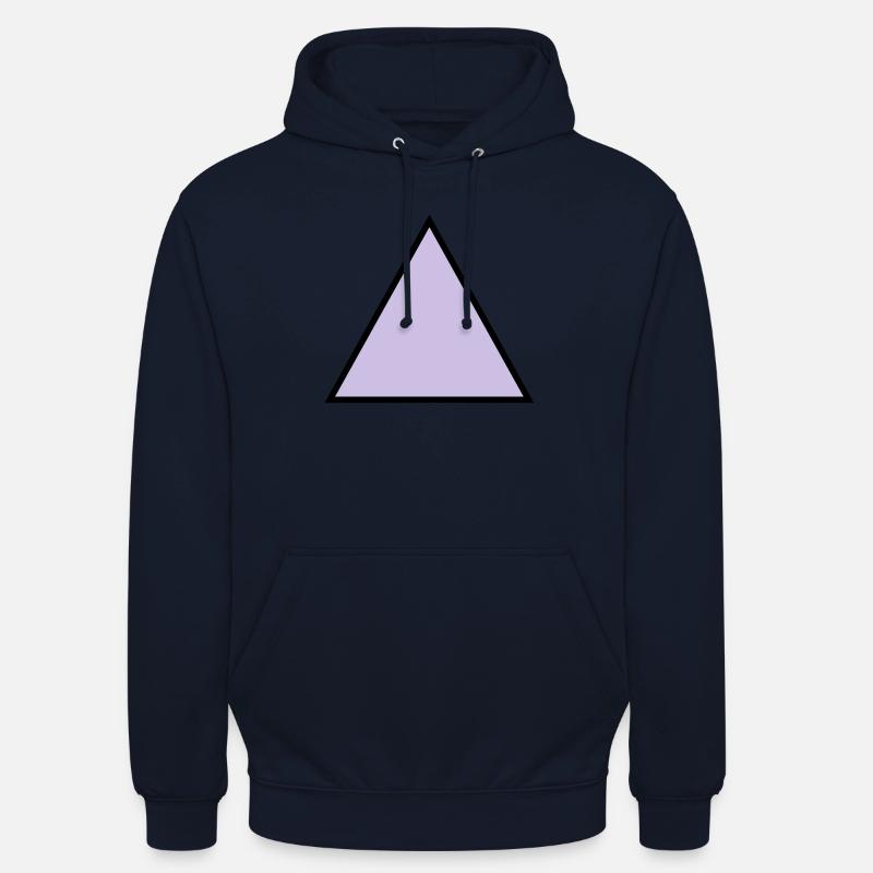 hipster triangle triangle shape - Unisex Hoodie - navy