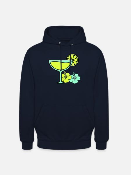 Cocktail Hibiscus - Unisex Hoodie - navy