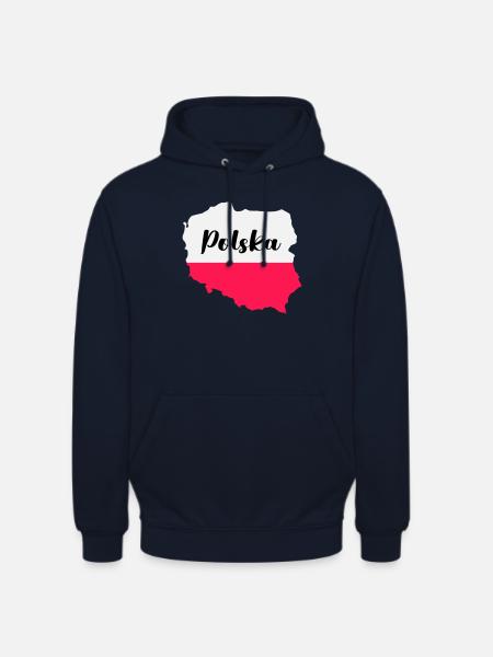 Poland Polska - Unisex Hoodie - navy