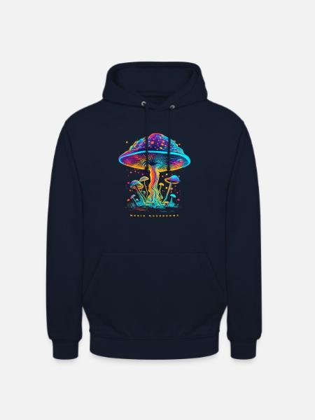 MAGIC MUSHROOM - Unisex Hoodie - Navy