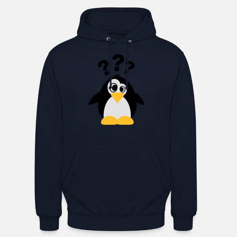 Dummer Pinguin - Unisex Hoodie - Navy