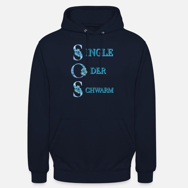 SOS Single oder Schwarm - Unisex Hoodie - Navy
